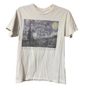 Van Gogh “Starry Night” Artist Series Graphic Tee – Size S – 100% Cotton